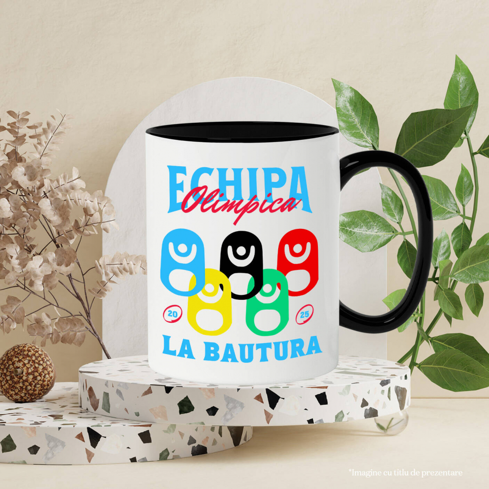 Cana Personalizata Echipa Olimpică la Băutură - Tricou Personalizat Amuzant pentru Petrecăreți [3]