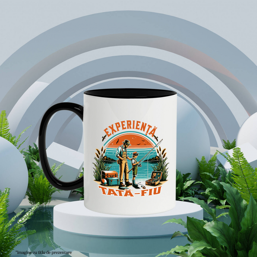 Cana Personalizata Cadou Personalizat „Iubitorii De Pescuit” | Experiență Tata Fiu pentru Părinți și Copii [3]