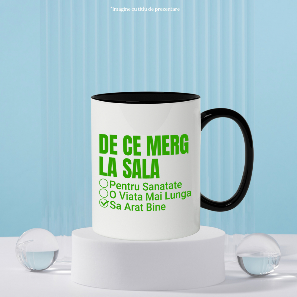 Cana Personalizata Iubitorii de Sport - Tricou Personalizat cu Mesaj Haios și Motivațional [3]