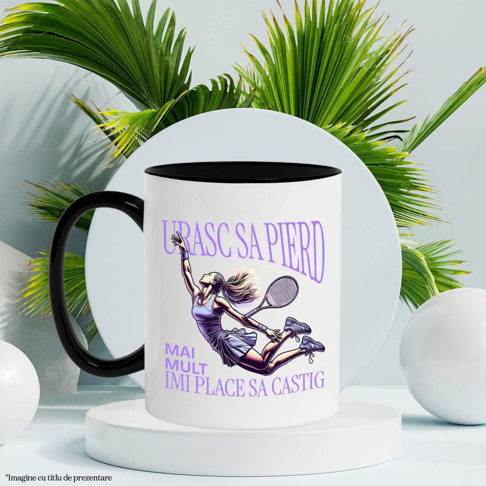 Cana Personalizata Jucătoare de Tenis în Acțiune - Tricou Personalizat pentru Pasionații Sportului [3]