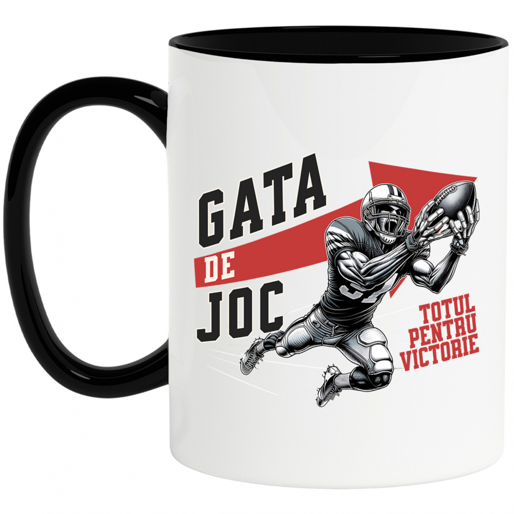 Cana Personalizata Jucător de Fotbal American – Design Sportiv pentru Cadouri Personalizate [1]