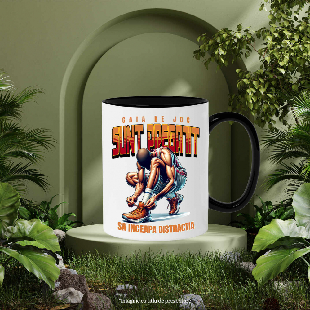 Cana Personalizata Jucător Profesionist de Baschet – Pregătire și Determinare Sportivă [3]