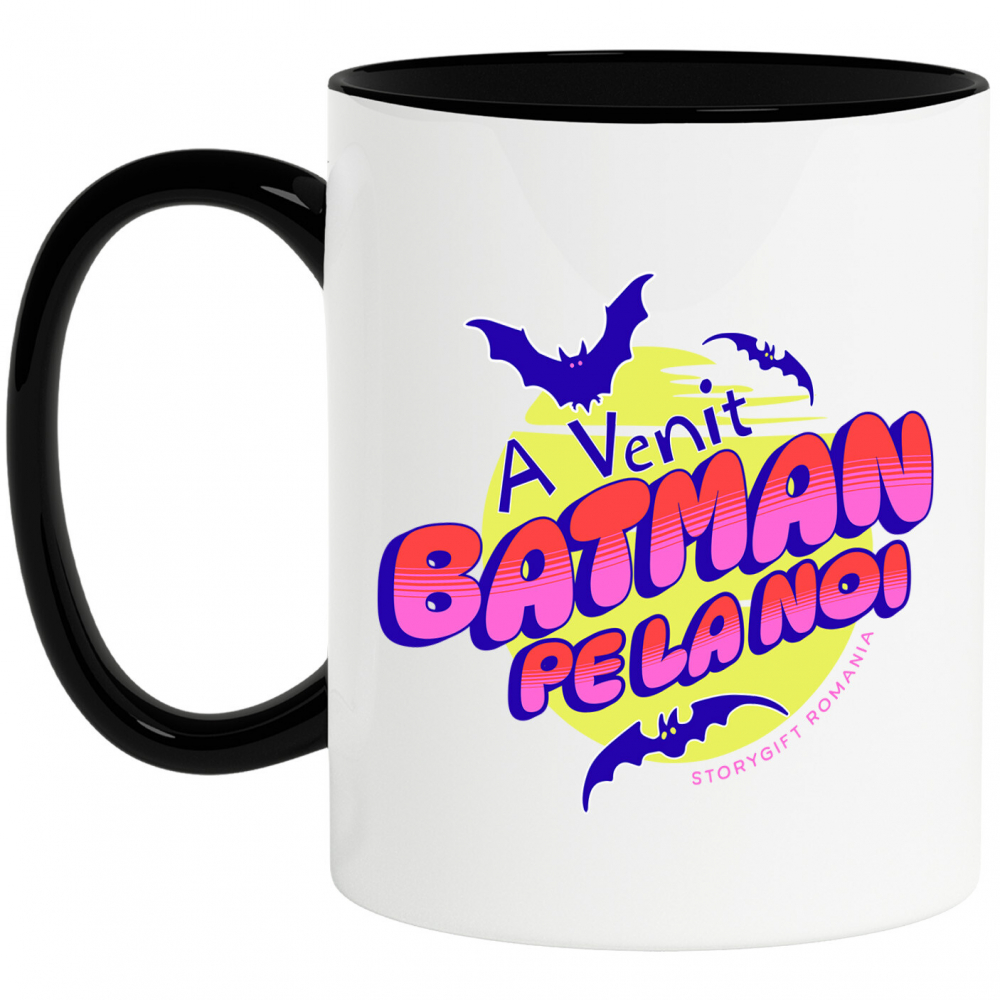 Cana Personalizata Lilieci Horror și Batman | Cadouri Personalizate Halloween pentru Familie și Copii [1]