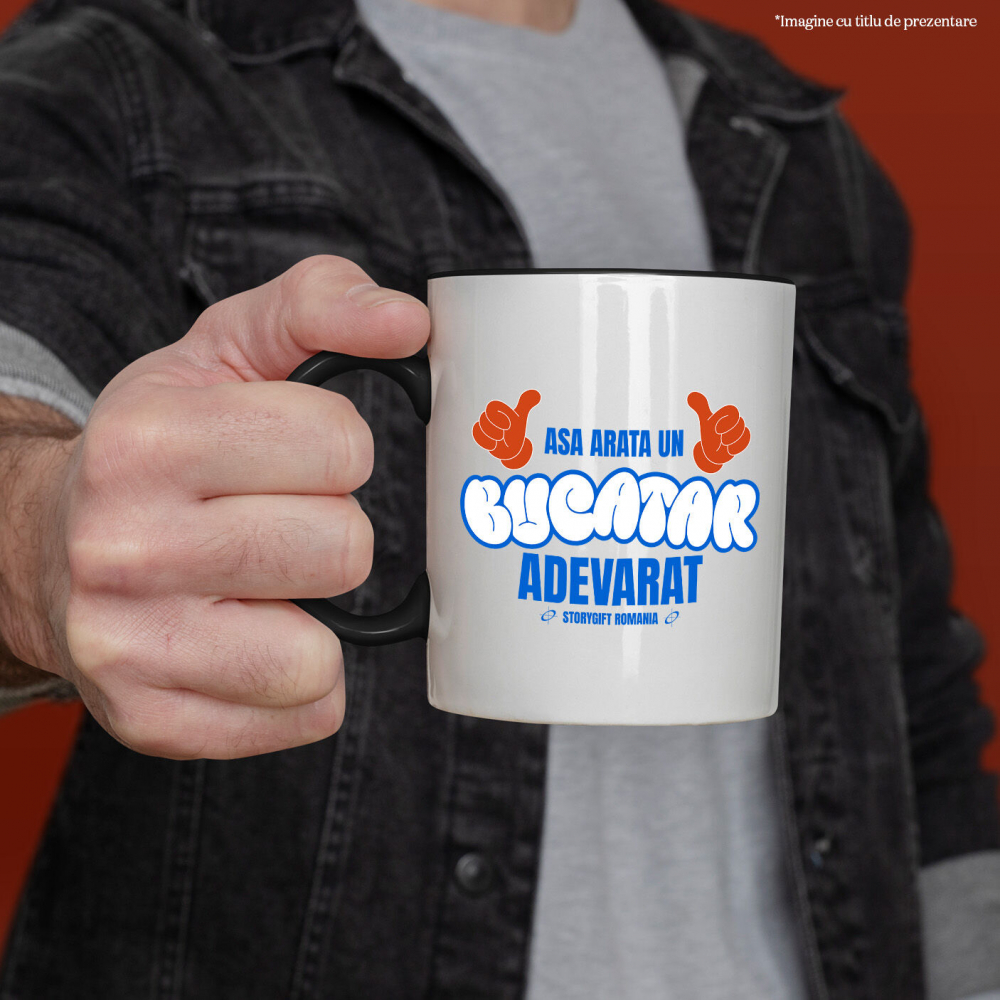 Cana Personalizata Cadou personalizat „Așa arată un bucătar adevărat” – Mâini stil Mickey Mouse – Perfect pentru iubitorii de gătit [2]