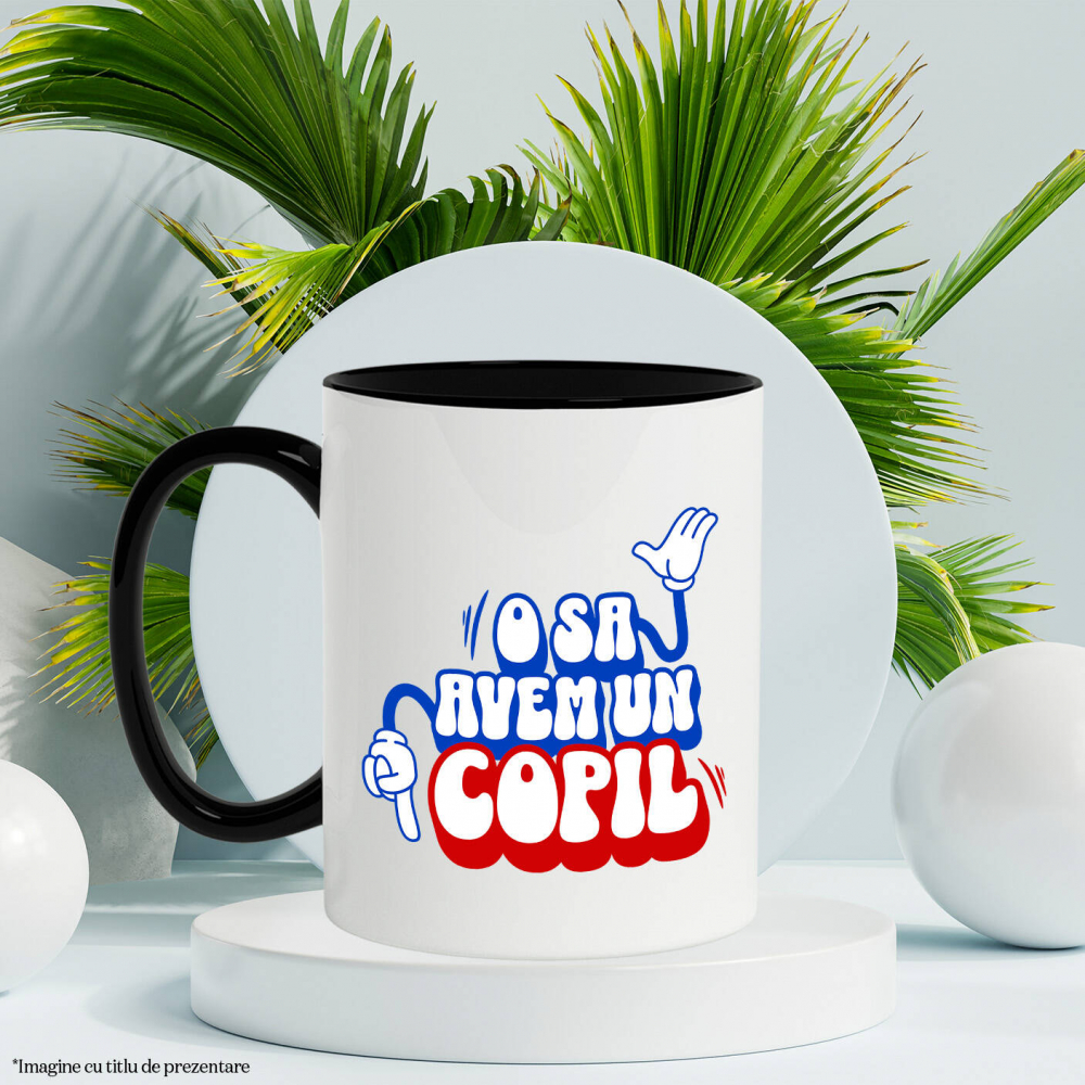 Cana Personalizata Cadou Personalizat Mickey Mouse | Anunț Sarcină | O să Avem Un Copil | Familie și Iubire [3]