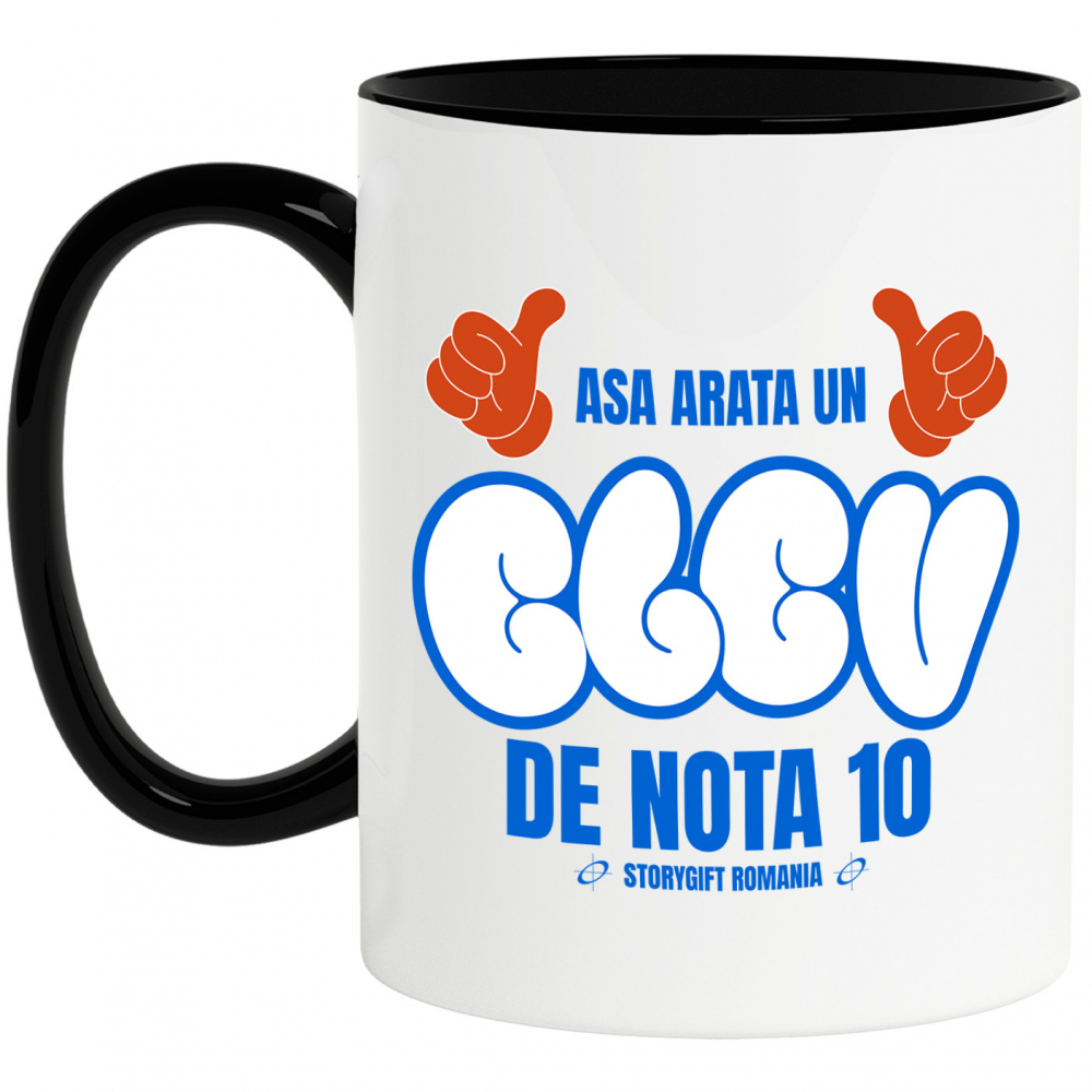 Cana Personalizata Mâini Stil Mickey Mouse & Educație: Rechizite Personalizate pentru Elevii De Nota 10 [1]