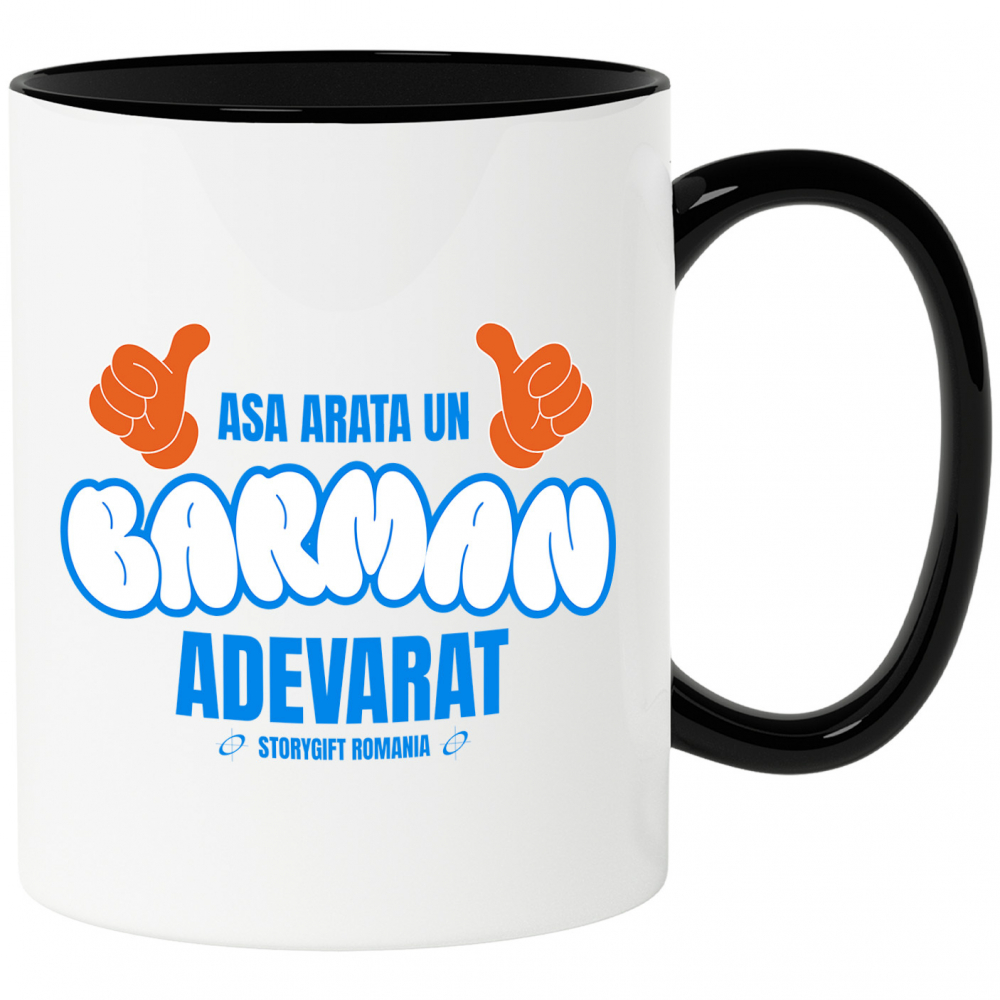 Cana Personalizata „Cană Personalizată „Semn OK” - Cadou pentru Barmani Adevărați și Iubitorii de Băuturi” [1]