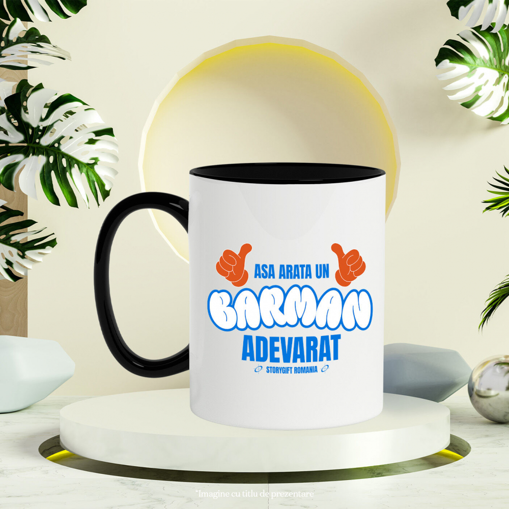 Cana Personalizata „Cană Personalizată „Semn OK” - Cadou pentru Barmani Adevărați și Iubitorii de Băuturi” [3]