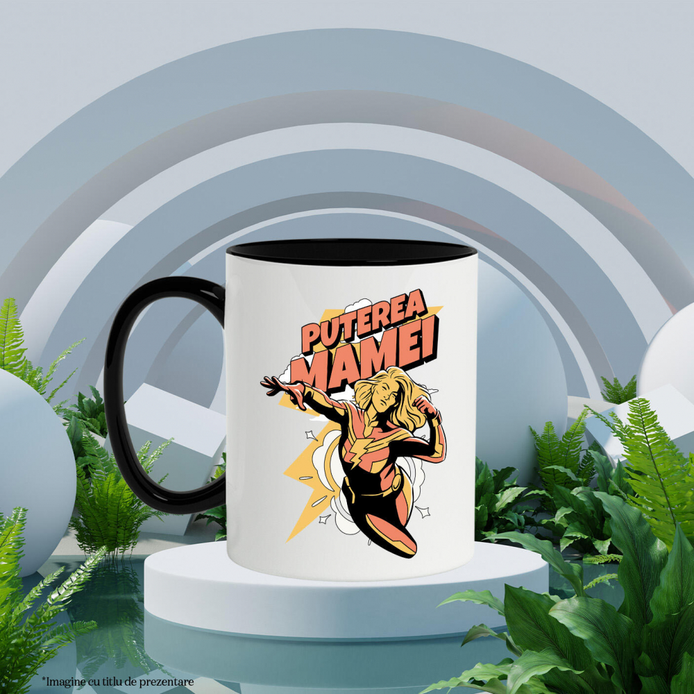 Cana Personalizata "Puterea Mamei – Super Erou Familie – Cadouri Personalizate pentru Femei Puternice" [3]