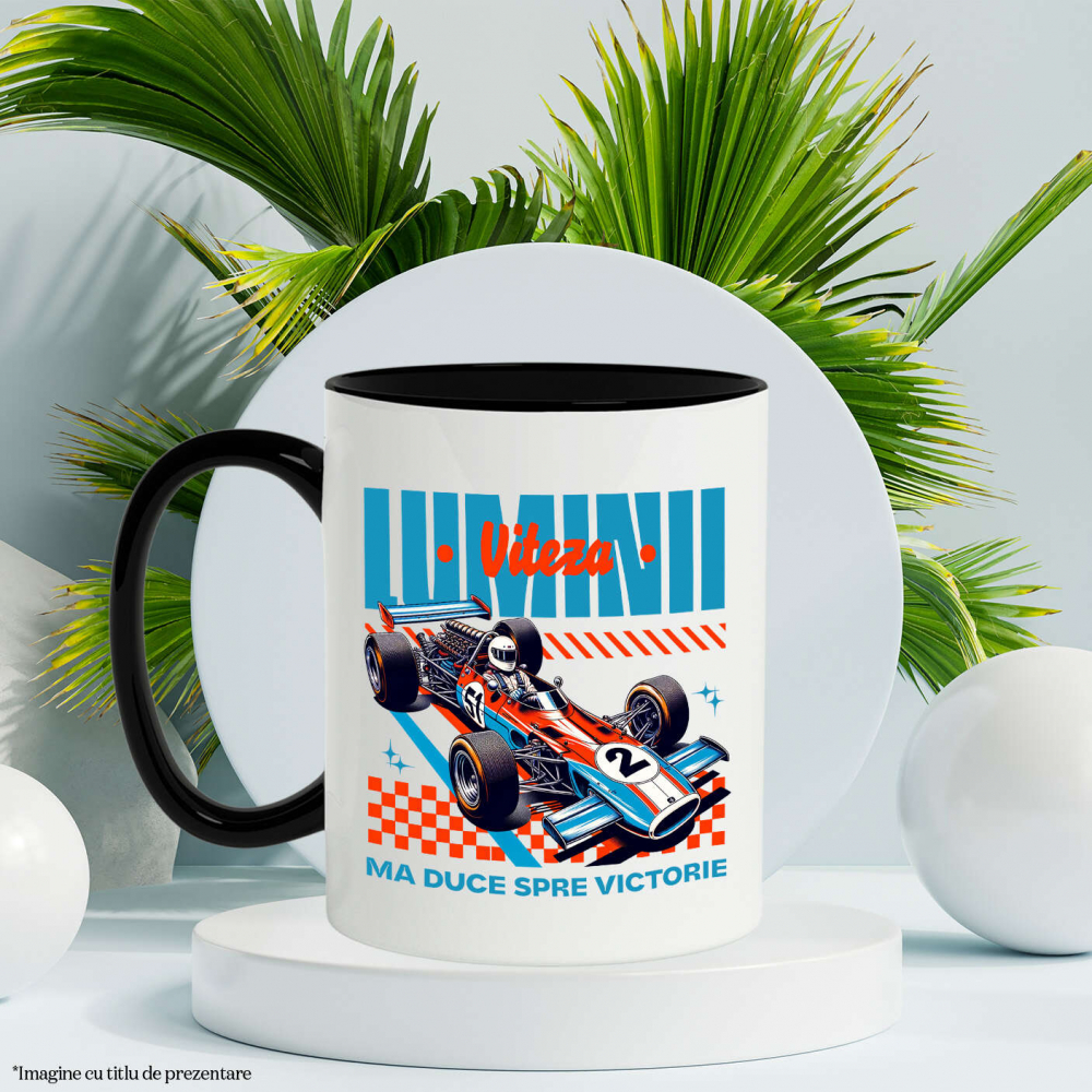 Cana Personalizata Mașină De Curse Formula 1 – Viteză, Adrenalină și Performanță [3]