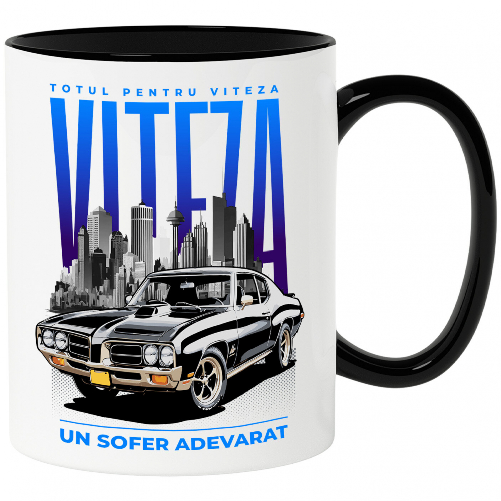 Cana Personalizata Mașină Vintage Neagră – Eleganță și Rafinament Urban [1]