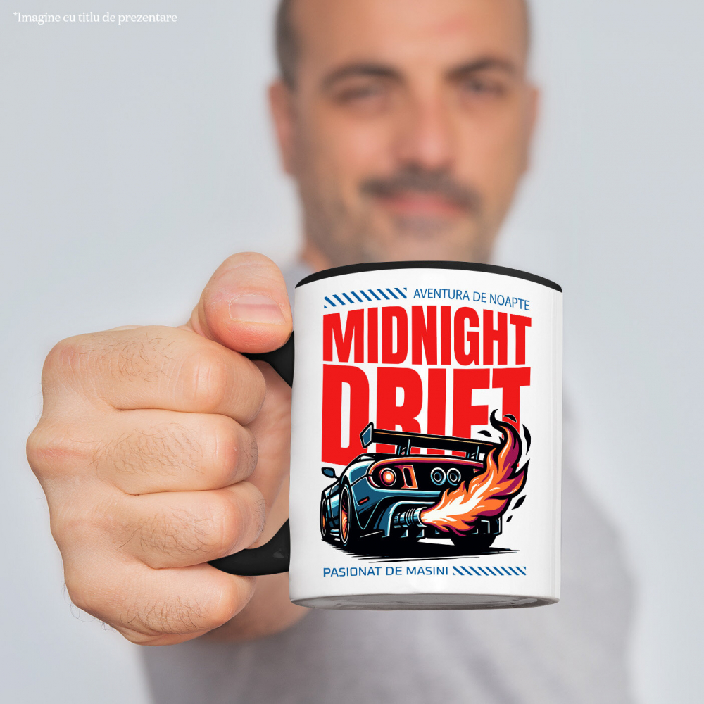 Cana Personalizata Tricou Mașină Puternică – Cadou Ideal pentru Pasionații de Motoare [2]