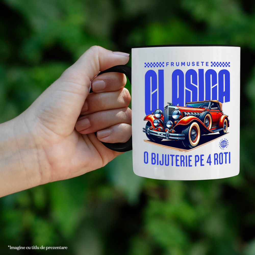 Cana Personalizata Mașină Vintage Clasică – Eleganță și Lux pe 4 Roți [2]