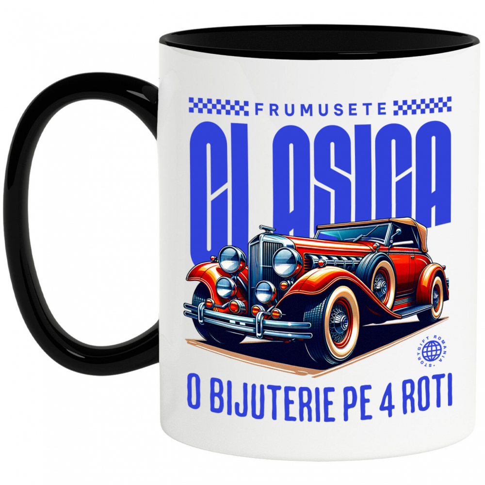 Cana Personalizata Mașină Vintage Clasică – Eleganță și Lux pe 4 Roți [1]