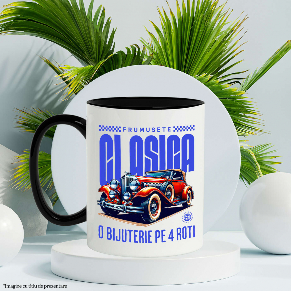 Cana Personalizata Mașină Vintage Clasică – Eleganță și Lux pe 4 Roți [3]
