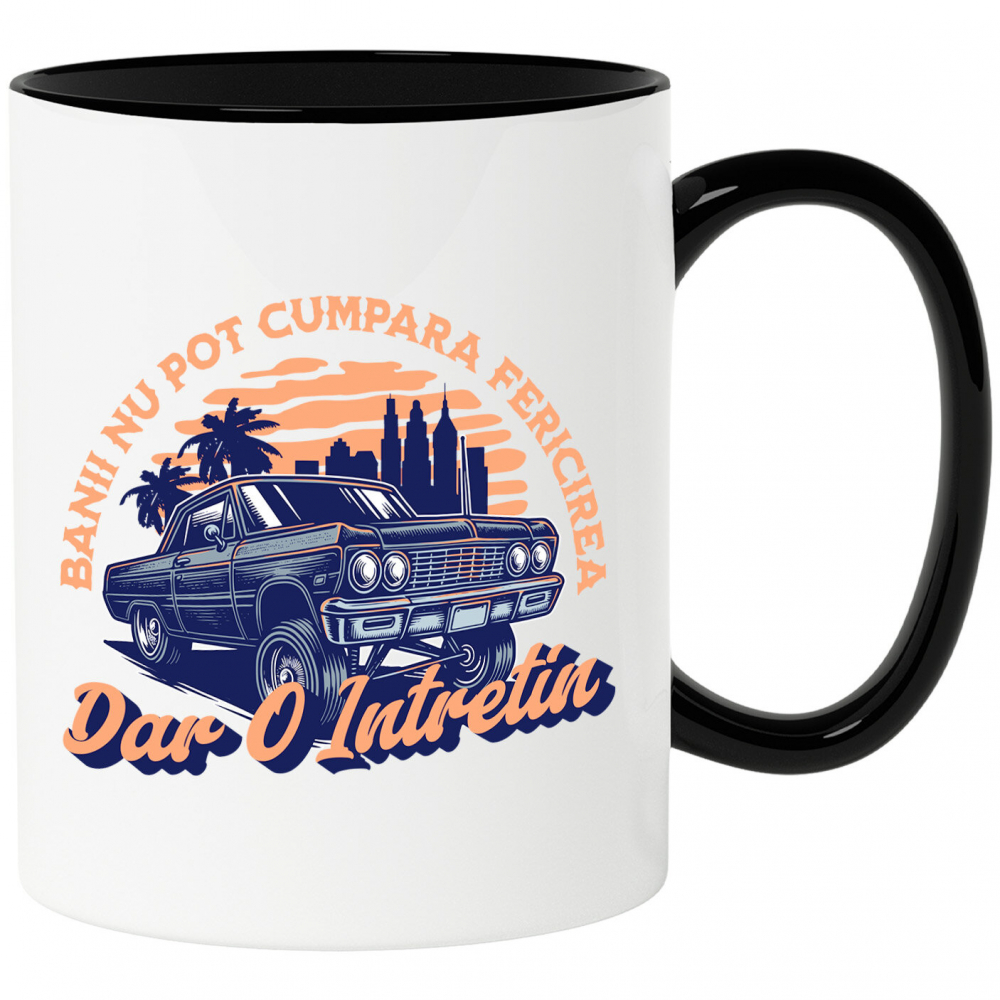 Cana Personalizata Mașină Vintage în Oraș – Curse Ilegale și Viteză Maximă [1]