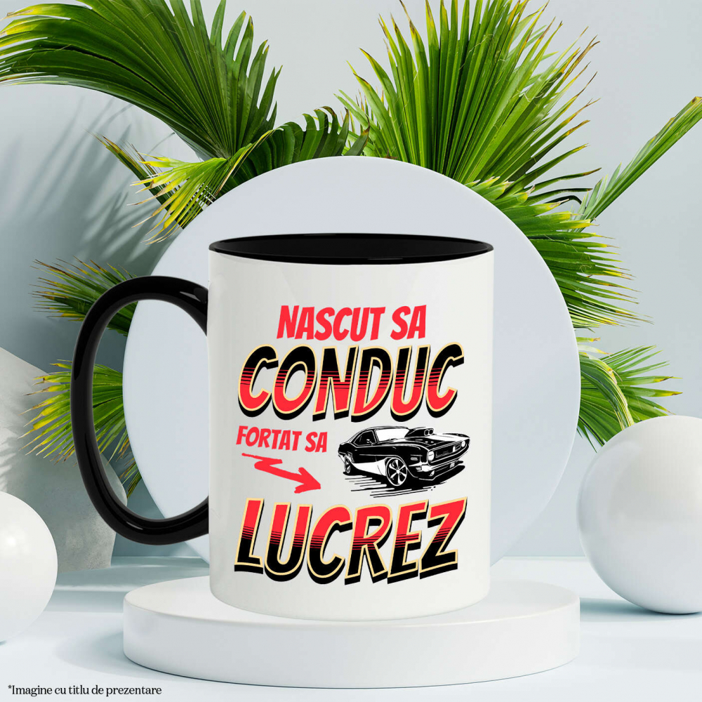 Cana Personalizata Mașină Vintage Tunată – Design Pentru Pasionații De Viteză Și Tuning Auto [3]