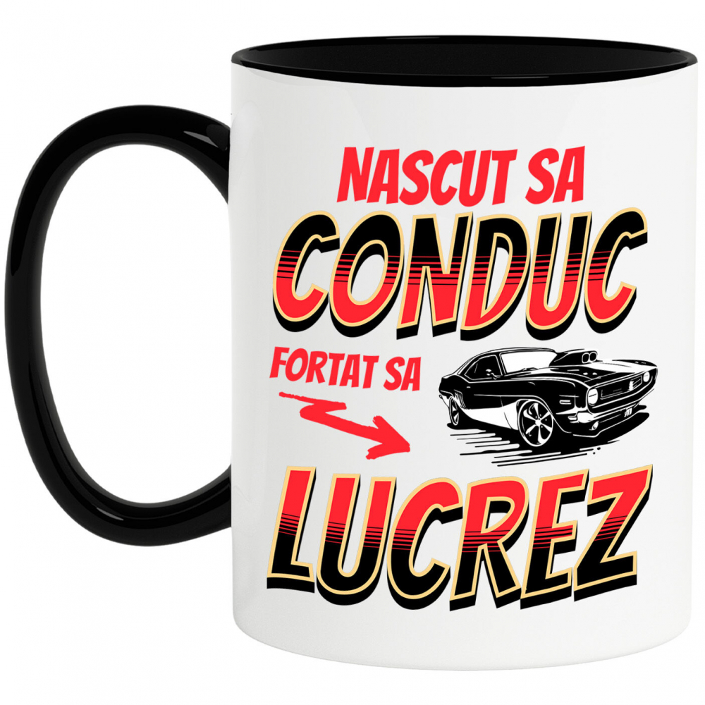 Cana Personalizata Mașină Vintage Tunată – Design Pentru Pasionații De Viteză Și Tuning Auto [1]