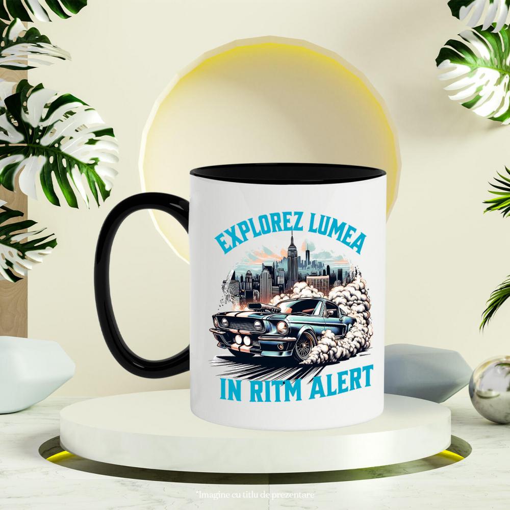 Cana Personalizata Mașină Vintage Tunată – Viteză și Stil Pe Străzile Orașului [3]