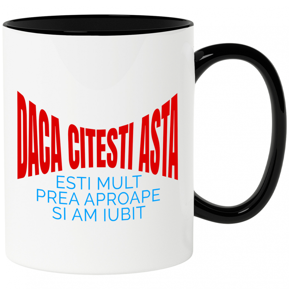 Cana Personalizata „Mesaj Haios pentru Iubita - Cadou Personalizat de Dragoste pentru Valentine's Day sau Dragobete” [1]