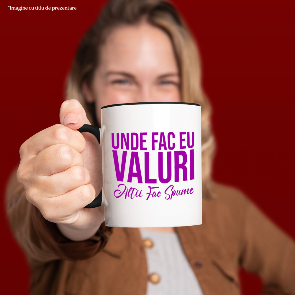 Cana Personalizata Mesaj Haios „Unde fac eu valuri, alții fac spume” – Cadou Personalizat pentru Tati [2]