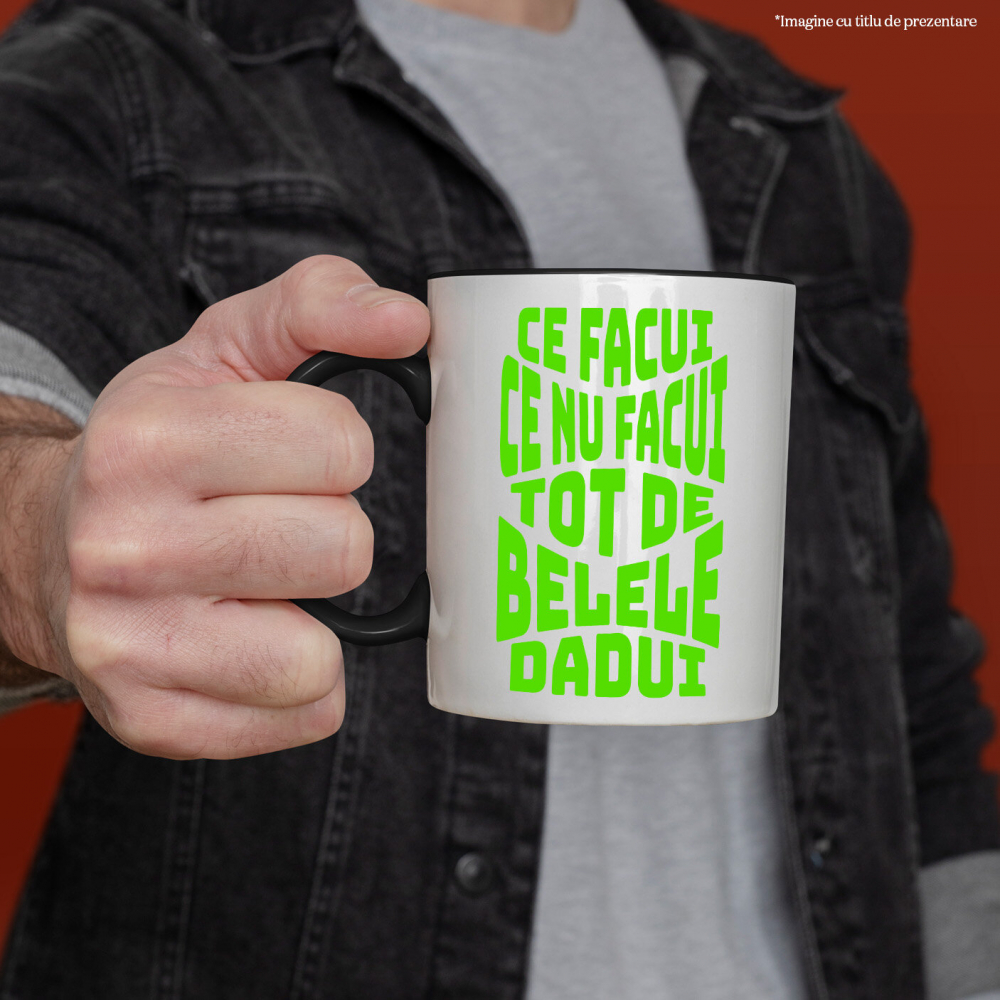 Cana Personalizata Mesaj Oltean Amuzant – Iluzie Optică și Glume Personalizate pentru Tati și Prieteni [2]