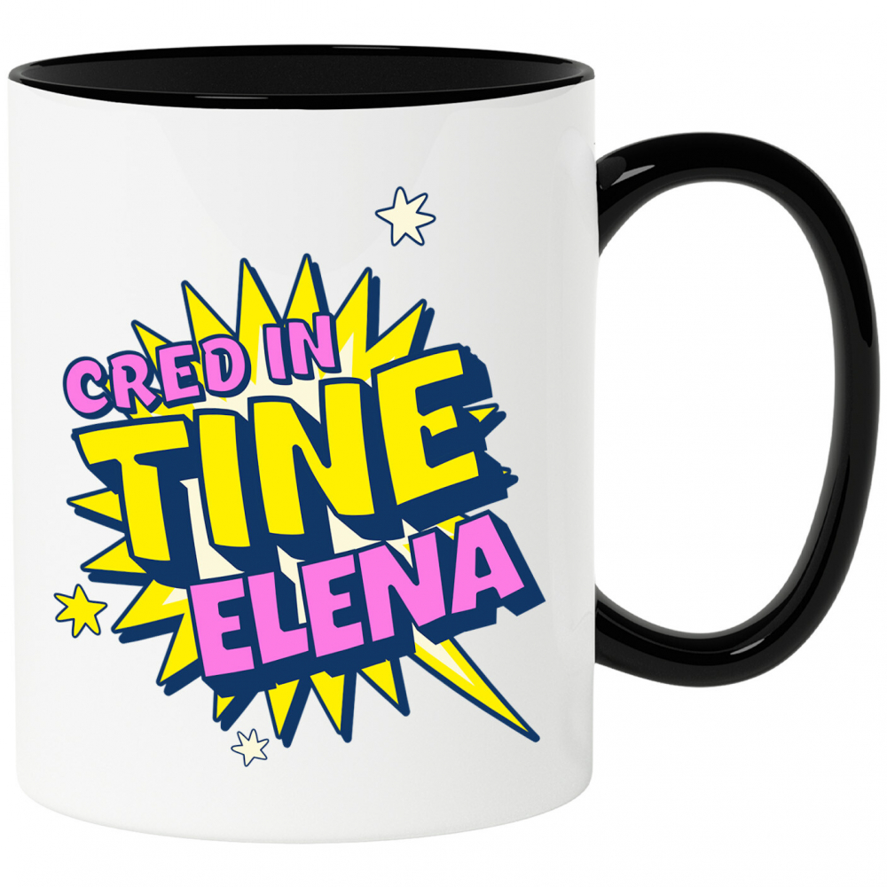 Cana Personalizata „Cred în Tine Elena” - Mesaj Motivațional Personalizat pentru Femei | Cadouri cu Putere și Determinare [1]
