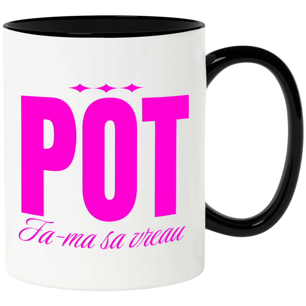 Cana Personalizata „Pot fa-ma să vreau ignoranța” - Mesaj Motivațional și Cadou Personalizat [1]