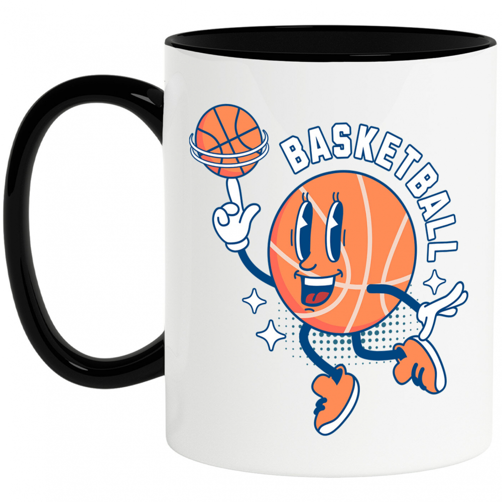 Cana Personalizata Minge de Baschet Animată – Design Sportiv și Motivațional [1]