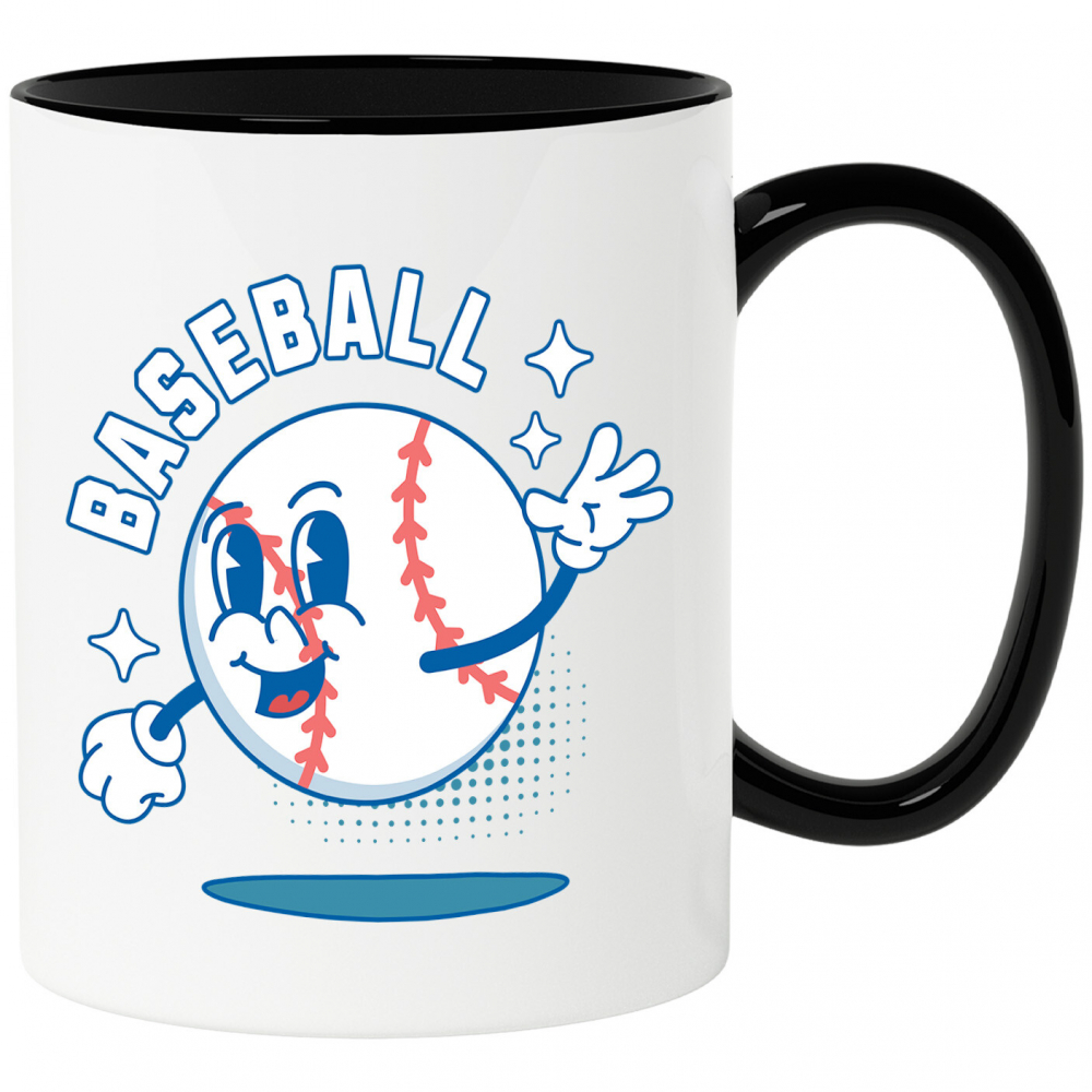 Cana Personalizata Minge de Baseball Animată – Design Sportiv și Motivațional [1]