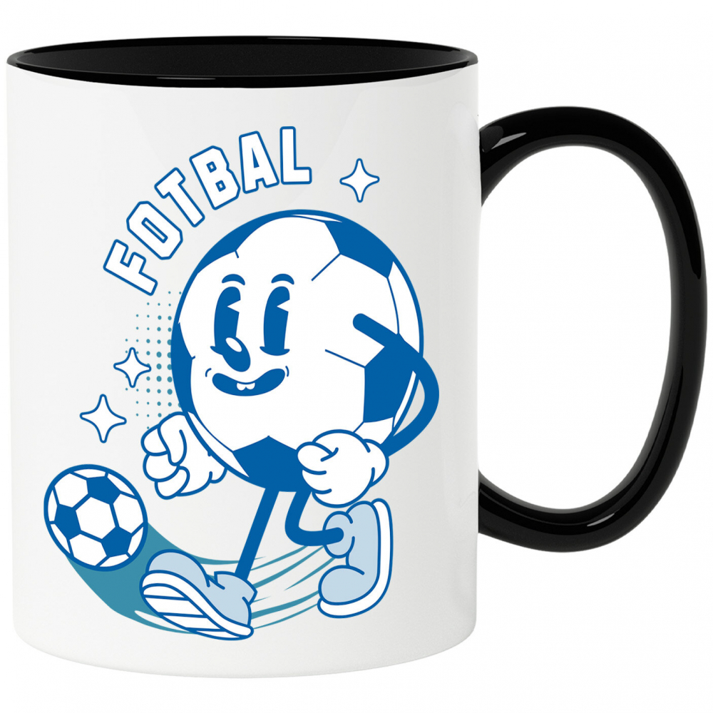 Cana Personalizata Minge de Fotbal Animată – Design Motivațional și Sportiv [1]
