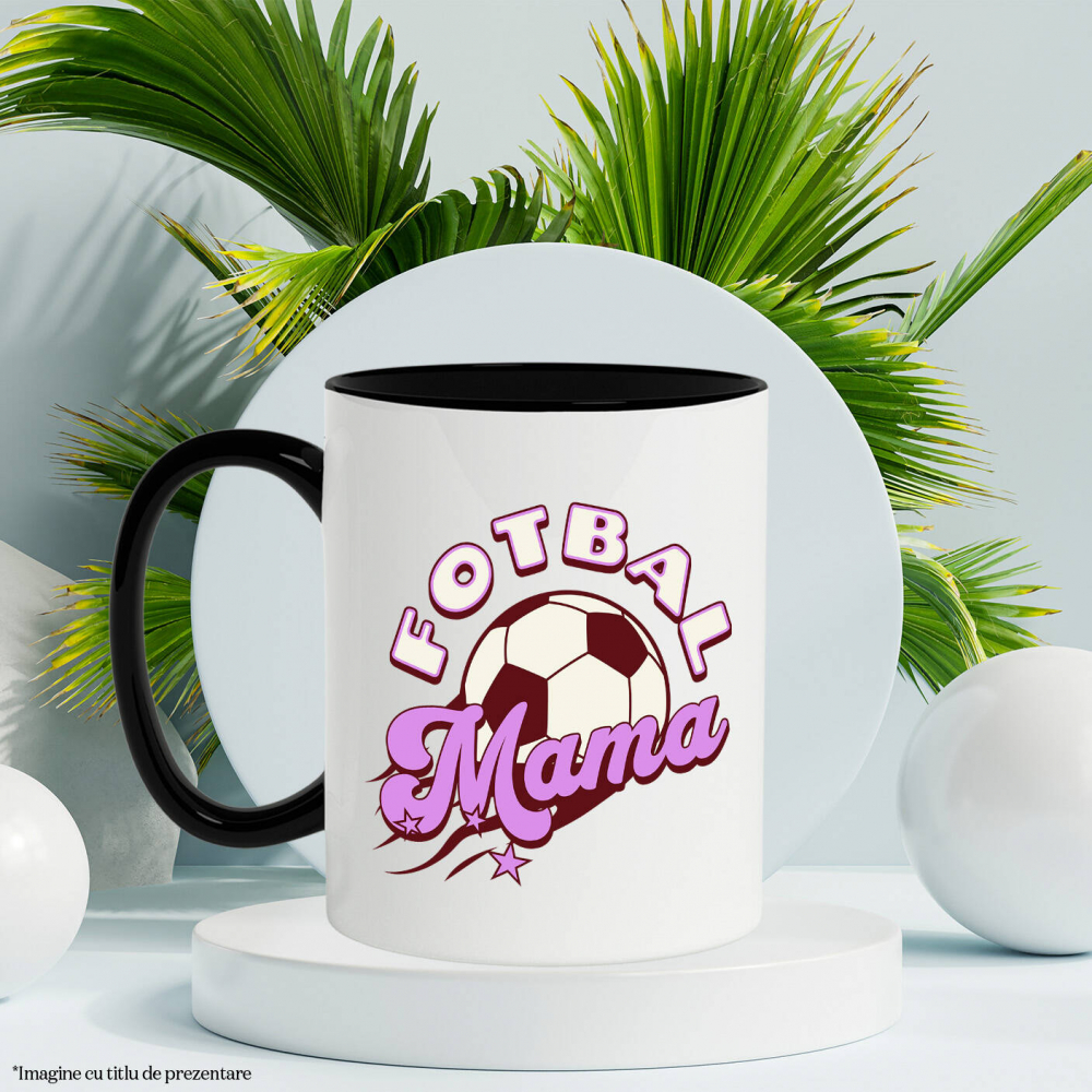 Cana Personalizata Minge de Fotbal Personalizată - Cadou pentru Mama și Familie [3]