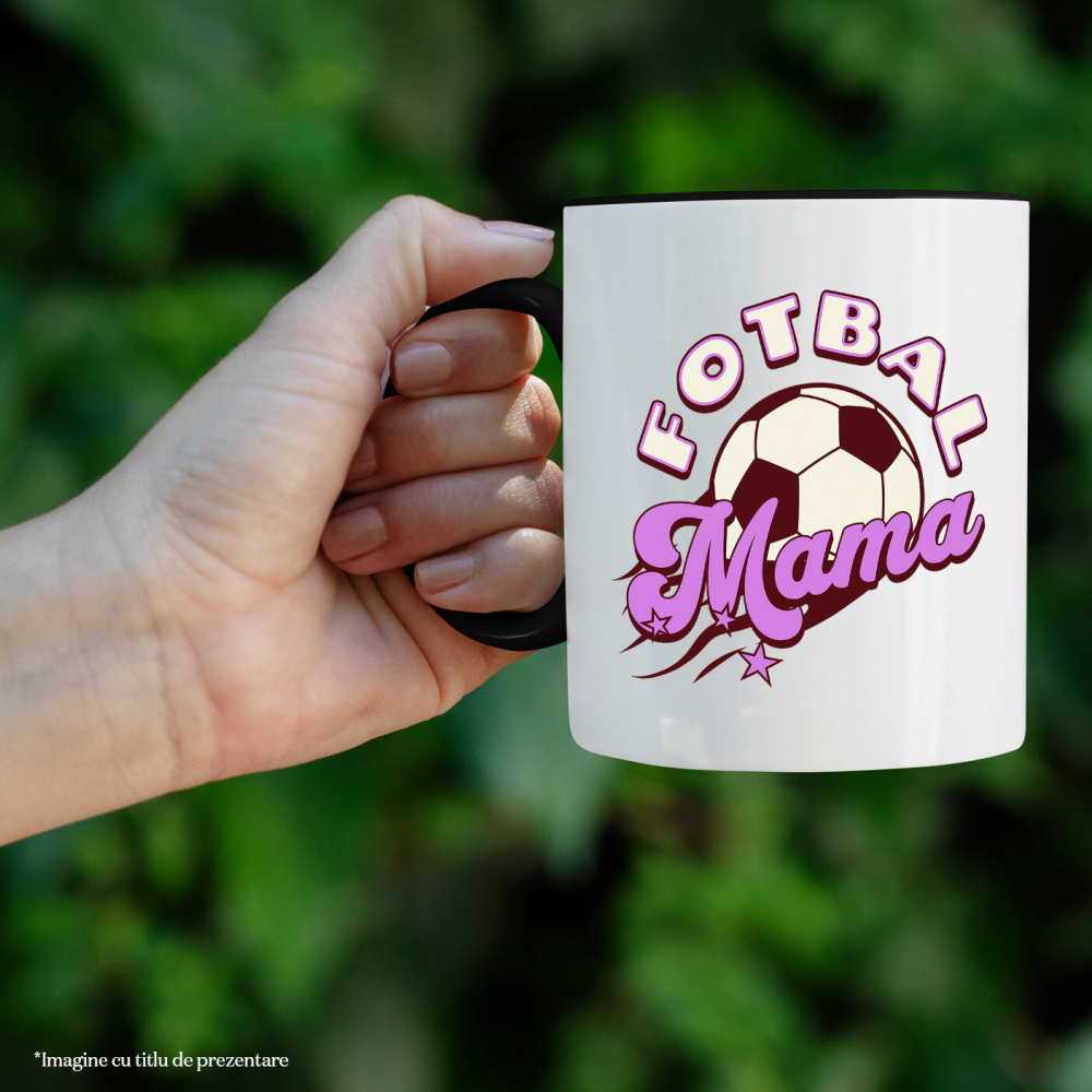 Cana Personalizata Minge de Fotbal Personalizată - Cadou pentru Mama și Familie [2]