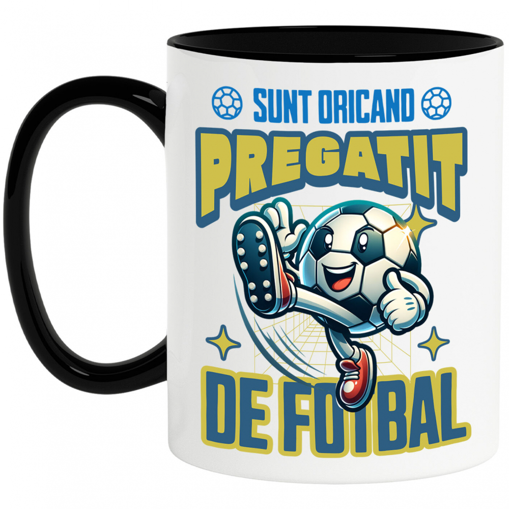 Cana Personalizata Minge de Fotbal Veselă - Tricou Personalizat pentru Pasionații de Sport [1]