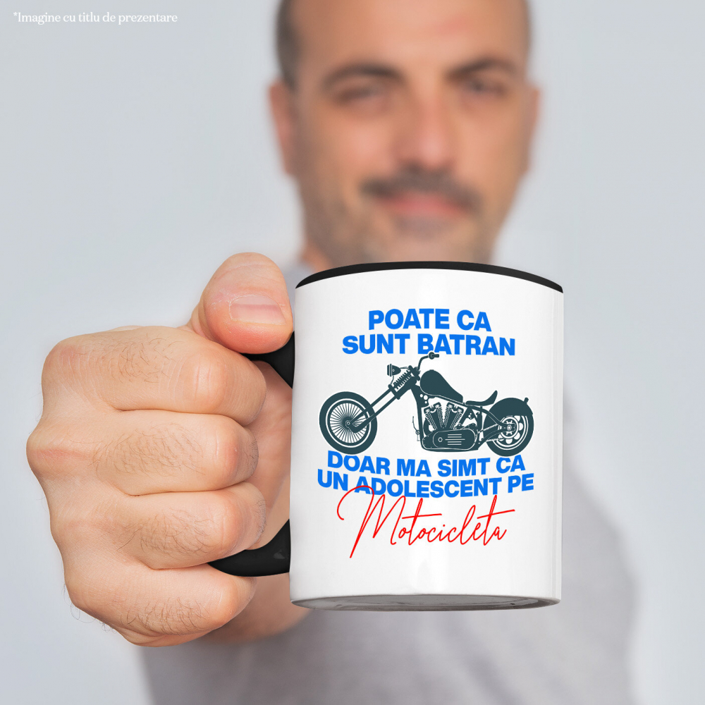 Cana Personalizata Tricouri Personalizate Moto - Motocicletă Vintage, Pasiune & Hobby [2]