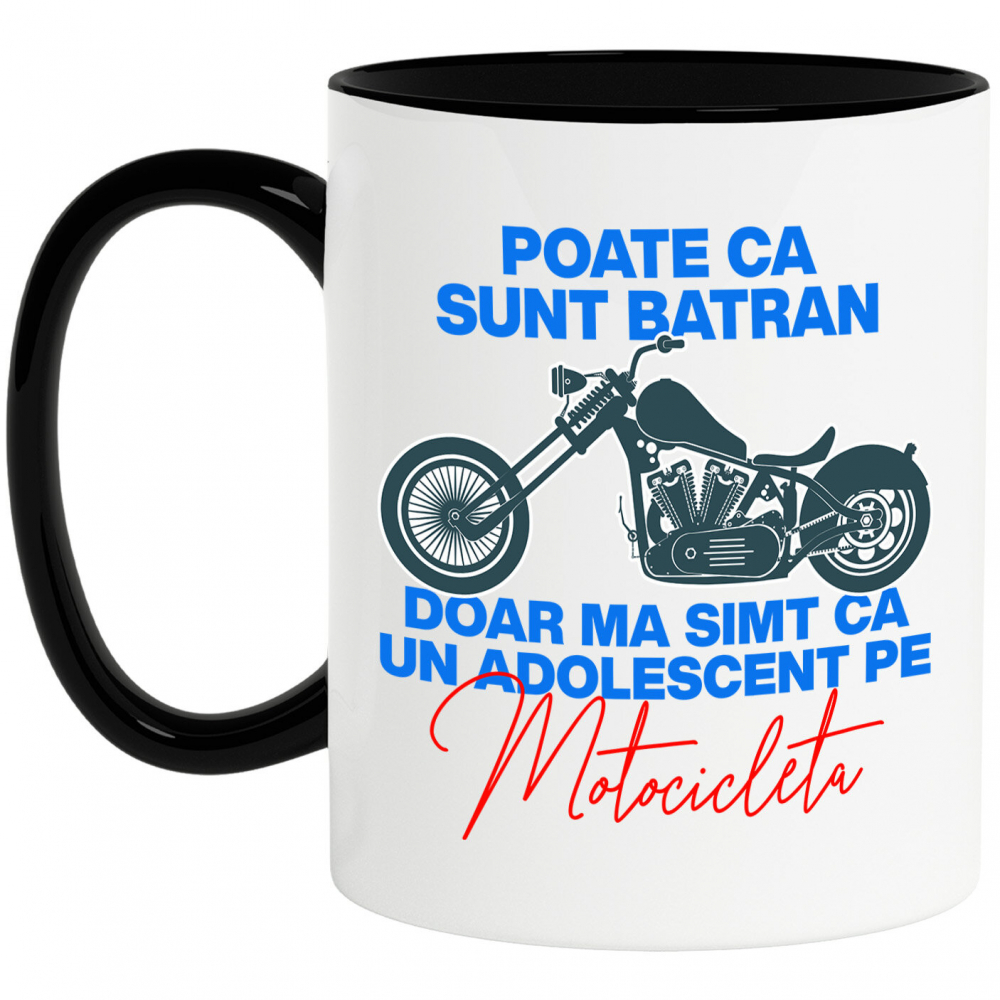 Cana Personalizata Tricouri Personalizate Moto - Motocicletă Vintage, Pasiune & Hobby [1]