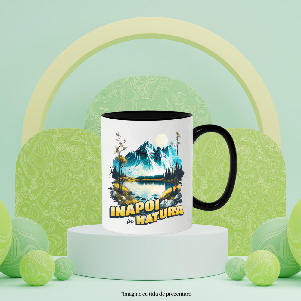 Cana Personalizata Tricou Personalizat Natură - „Înapoi în Aventură” | Cadouri pentru Exploratori [3]