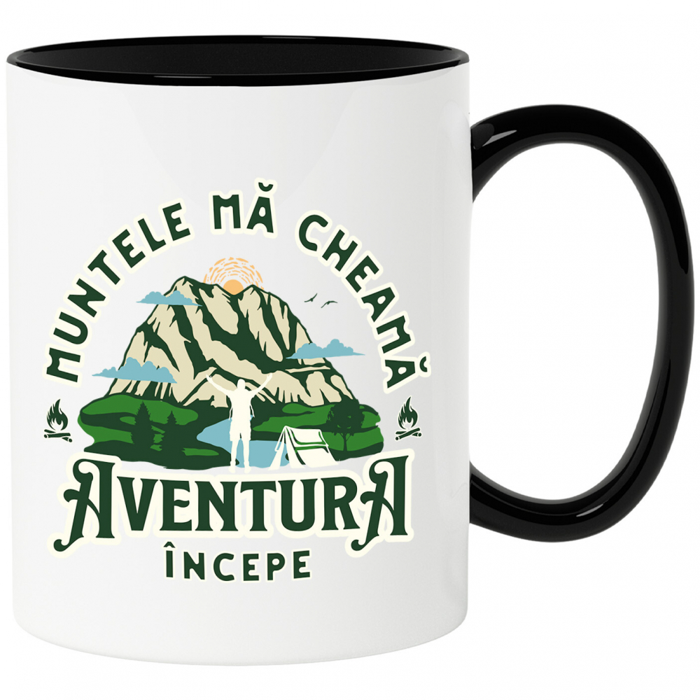 Cana Personalizata "Munte Înalt Cu Cort – Aventura Începe La Munte" [1]
