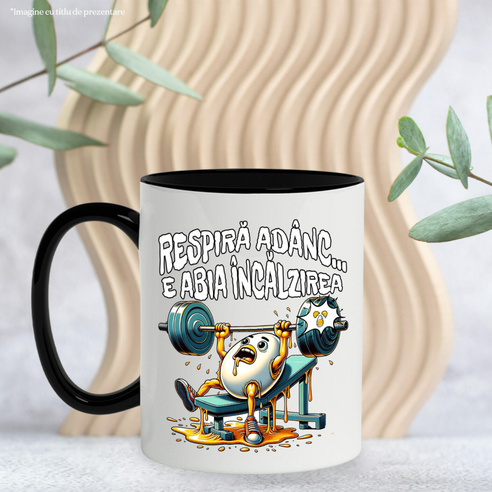 Cana Personalizata Ou la Sală - Tricou Personalizat Motivațional pentru Sportivi și Antrenamente [3]