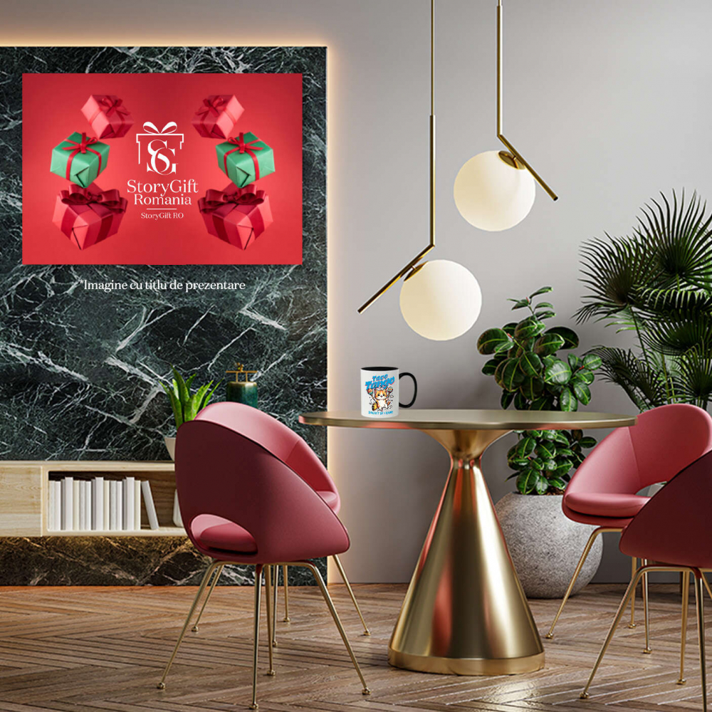 Cana Personalizata Pisica Portocalie Cu Tacos – Taco Tango – Dans Mexican Amuzant – Cadou Personalizat Iubitorilor De Pisici [4]