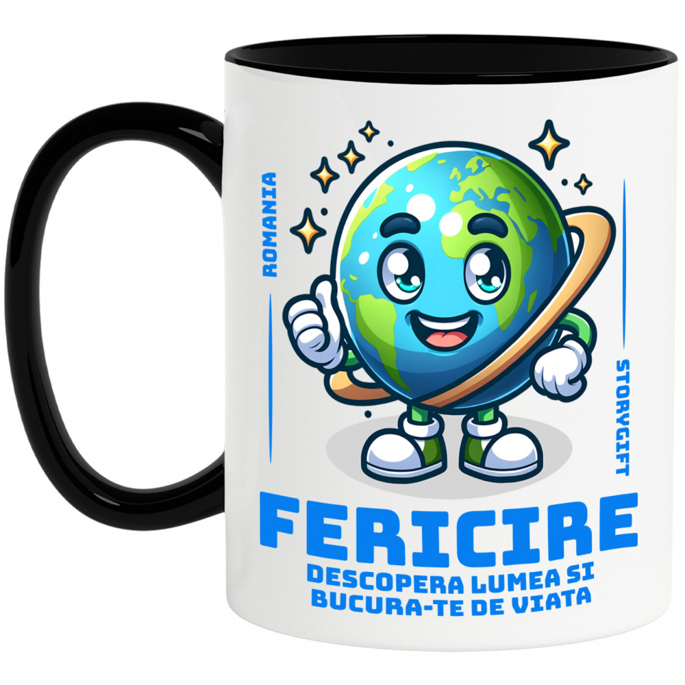 Cana Personalizata "Produse personalizate pentru vacanță – Planeta Pământ veselă și fericire" [1]