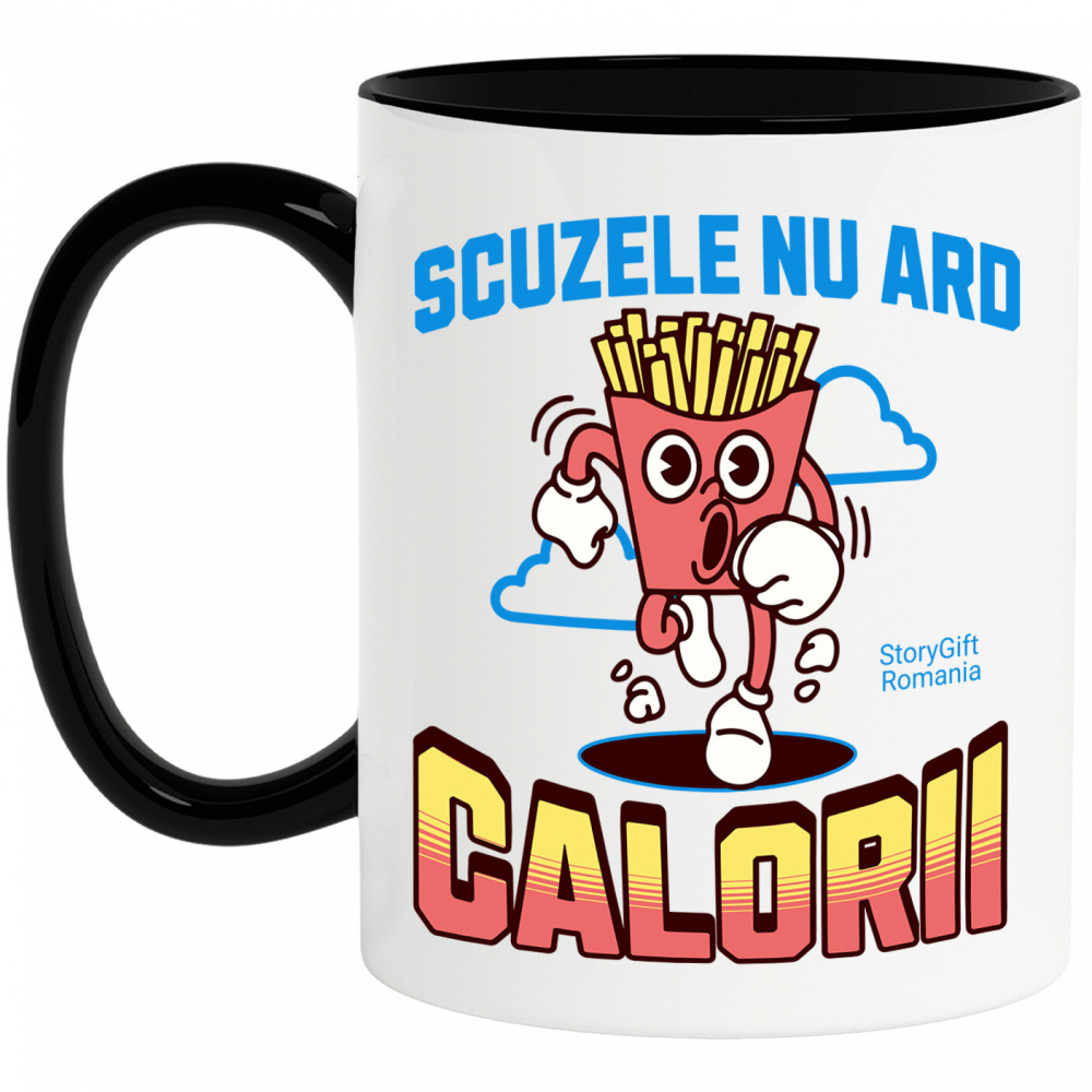 Cana Personalizata Cartofi Prăjiți Alergând - Tricou Amuzant pentru Sportivi și Pofticioși [1]