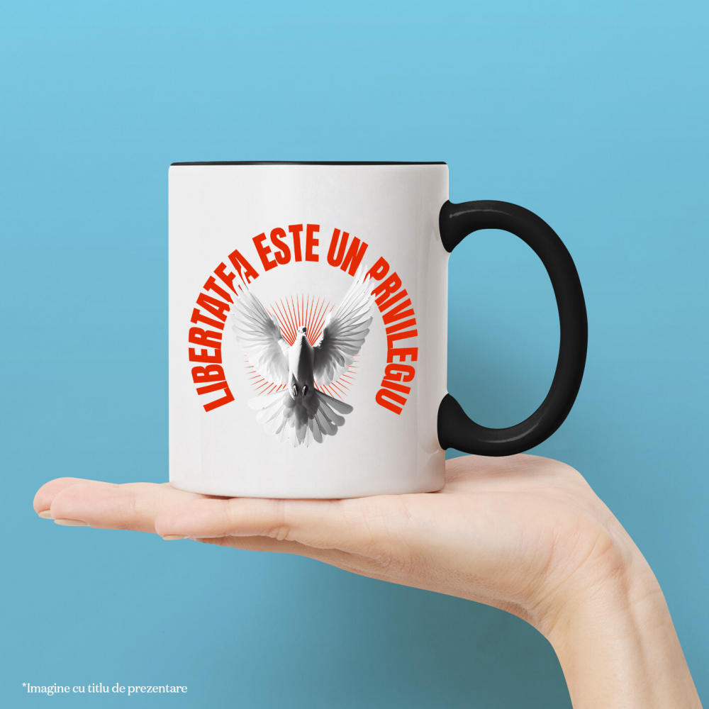 Cana Personalizata Tricou Personalizat Porumbel Alb – Simbol al Purității și Libertății | Cadou Perfect [2]