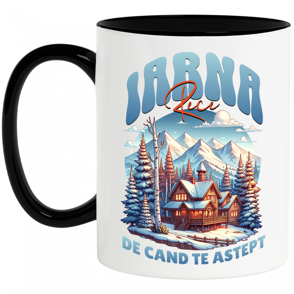 Cana Personalizata "Cabana în Pădure și Zăpadă – Vacanță de Iarnă și Crăciun în Natură" [1]