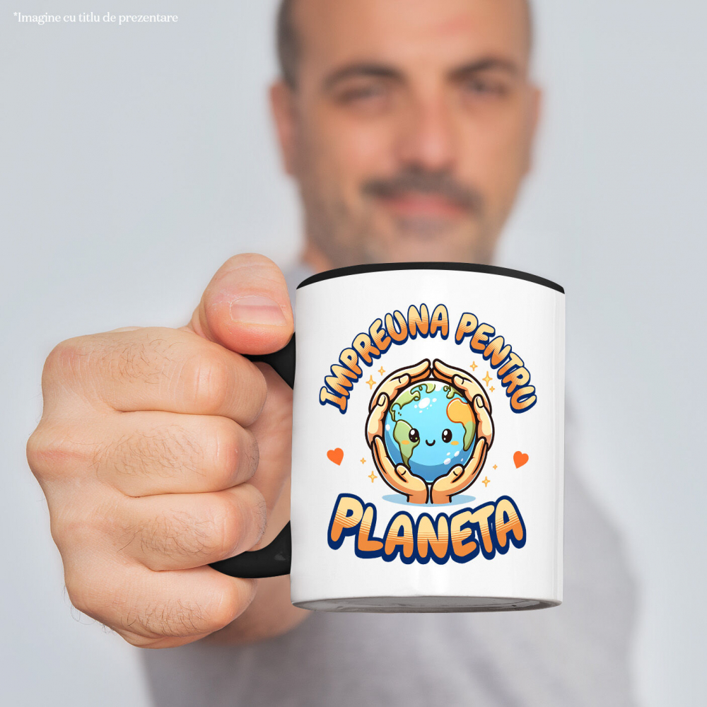 Cana Personalizata "Pui și Planeta Pământ - Produse Personalizate pentru Familie, Copii, Tati și Prieteni" [2]