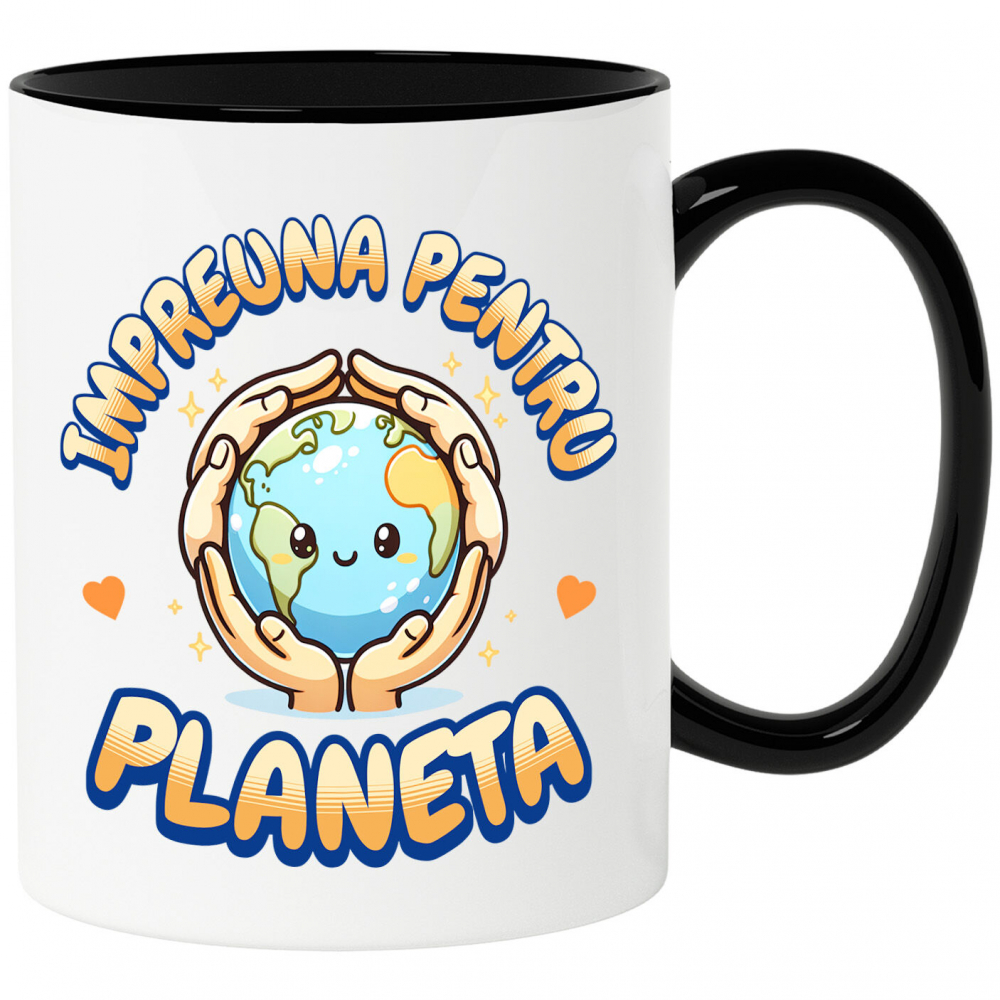 Cana Personalizata "Pui și Planeta Pământ - Produse Personalizate pentru Familie, Copii, Tati și Prieteni" [1]
