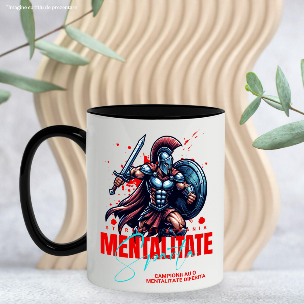 Cana Personalizata Cadouri personalizate – Războinic Samurai cu scut și sabie [3]