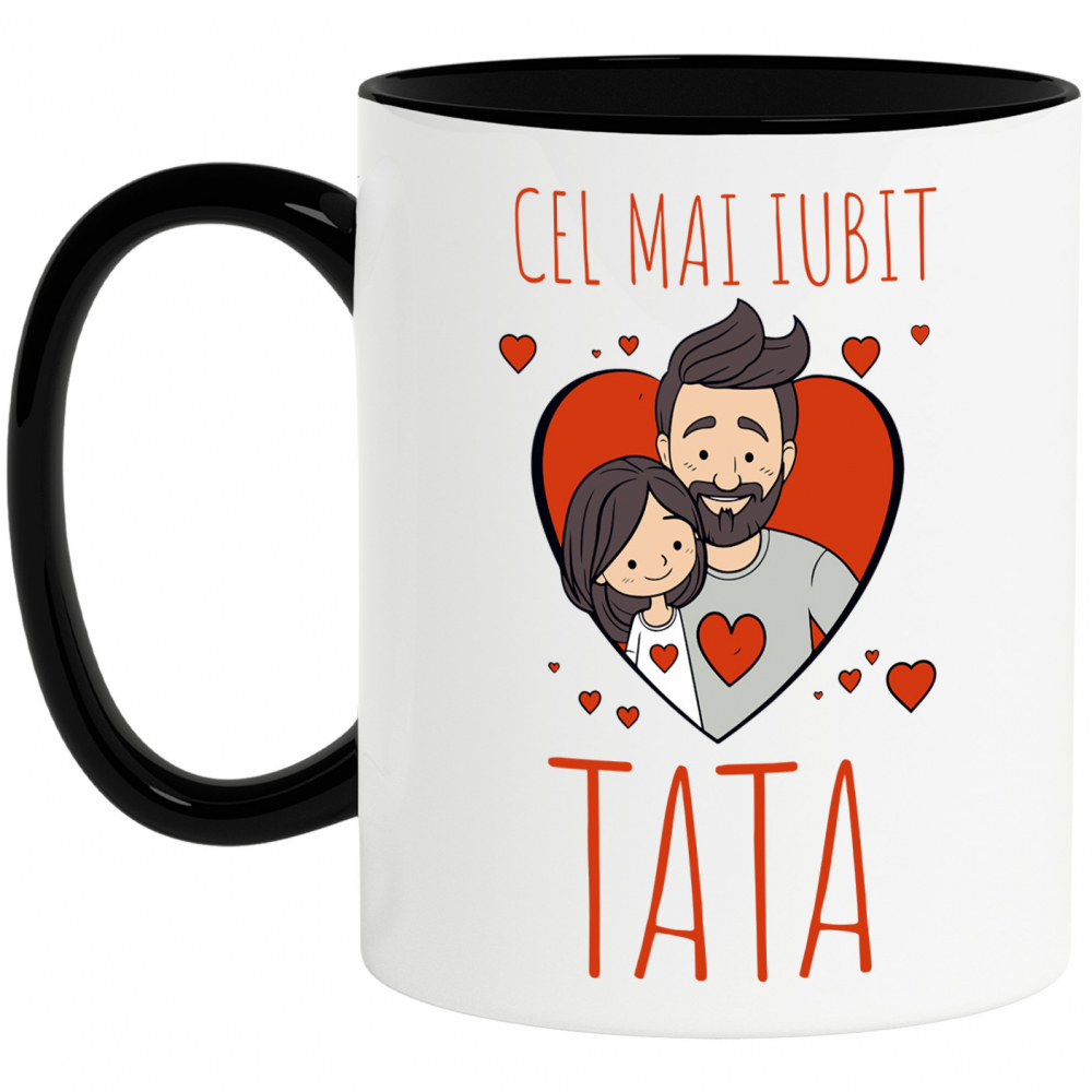 Cana Personalizata Cadouri Personalizate Tata și Fiu | Tata, Tu Ești Regele Meu, Coroană Regală [1]