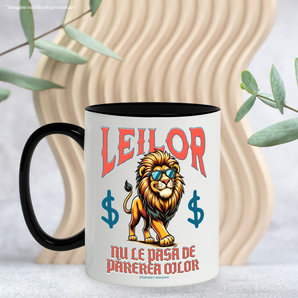 Cana Personalizata Tricou personalizat Leu Mândru – Putere și Stil Unic | Cadou Perfect [3]