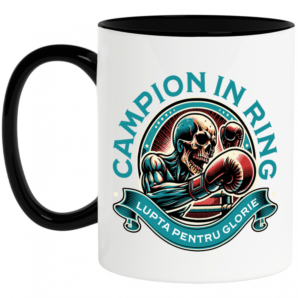 Cana Personalizata Schelet Boxer – Campion în Ring, Motivație și Forță [1]